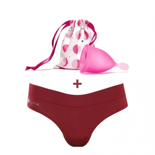 BALÍČEK: Menstruační Kalíšek LUNACUP + kalhotky...