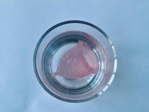 LUNACUP menstrual cup cleaning with hydrogen peroxide