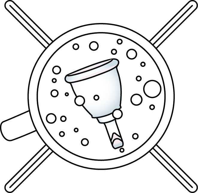 LUNACUP menstrual cup guide sterilize