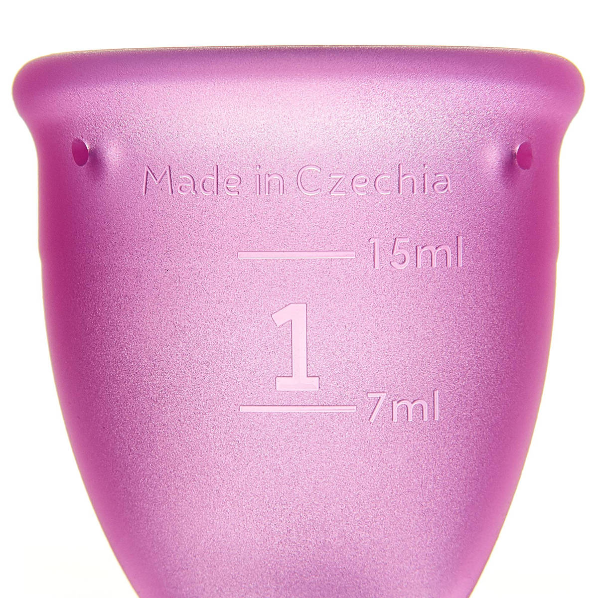 LUNACUP menstrual cup Reinforced edge 4 holes