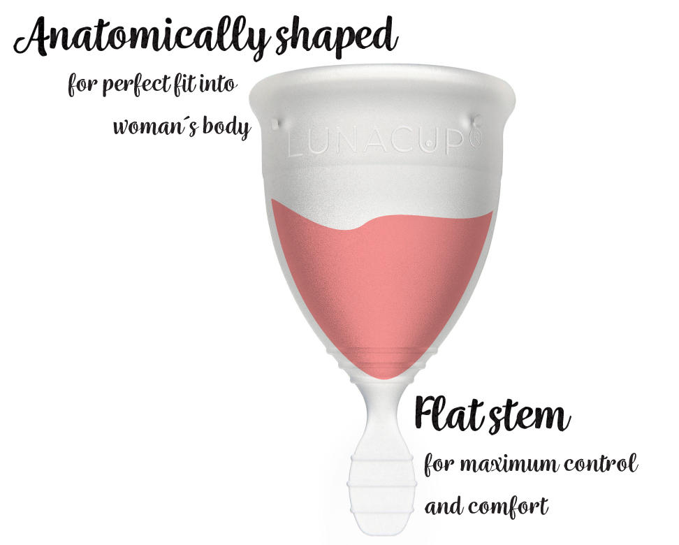 LUNACUP menstrual cup reliable natural